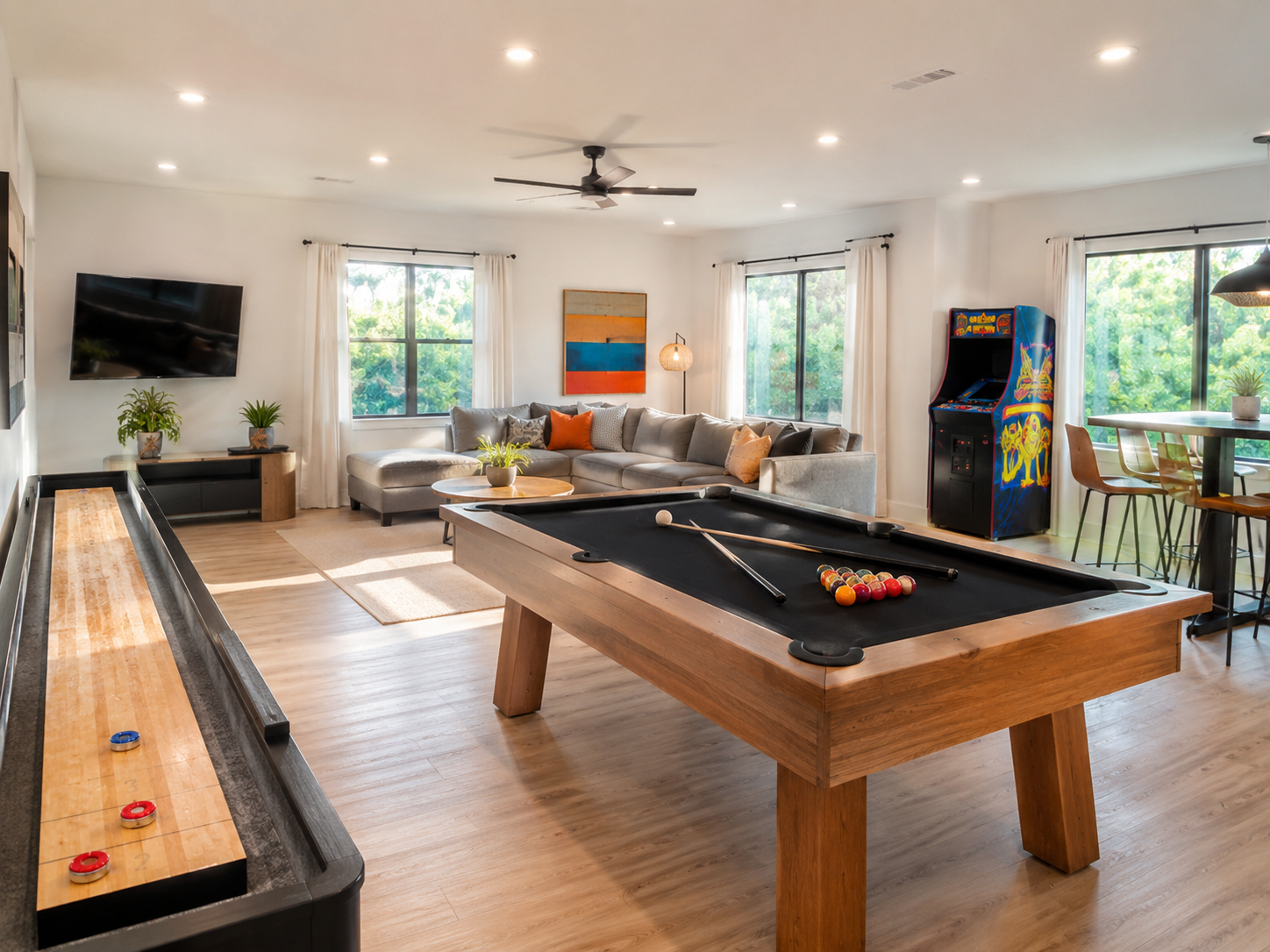 Page County VA Vacation rental game room