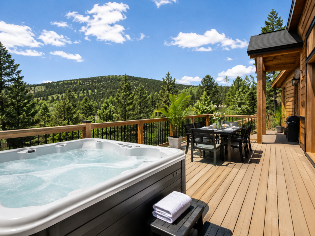 Luray Vacation Rental Hot Tub