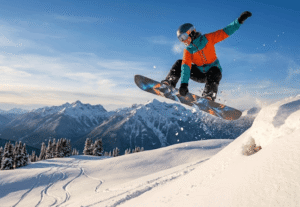 snowboarding