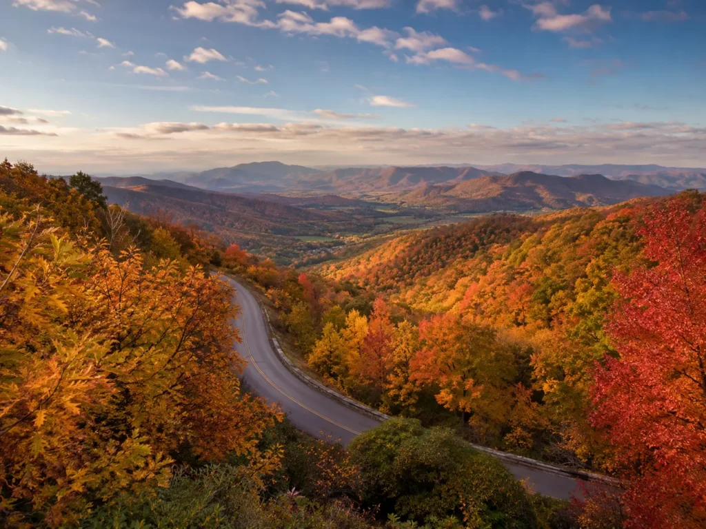 Skyline Drive in Shenandoah VA