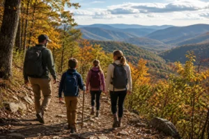 Hiking trail near Bryce Resort, Virginia